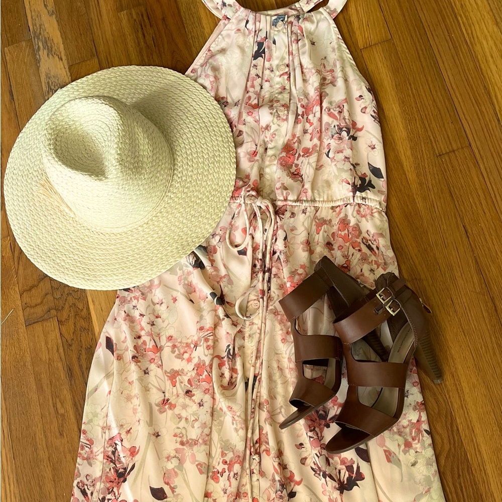 New York & Company Dress High-Low Floral